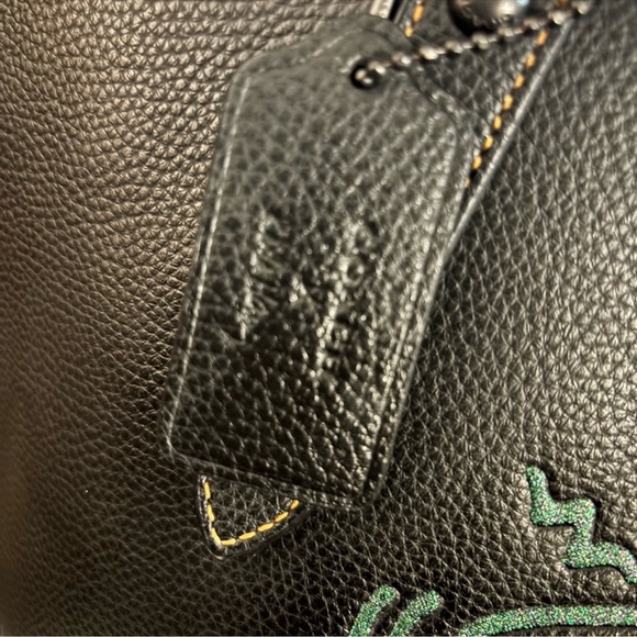 RARE Coach X Keith Haring Glitter UFO Market Carryall Tote - Picture 5 of 14